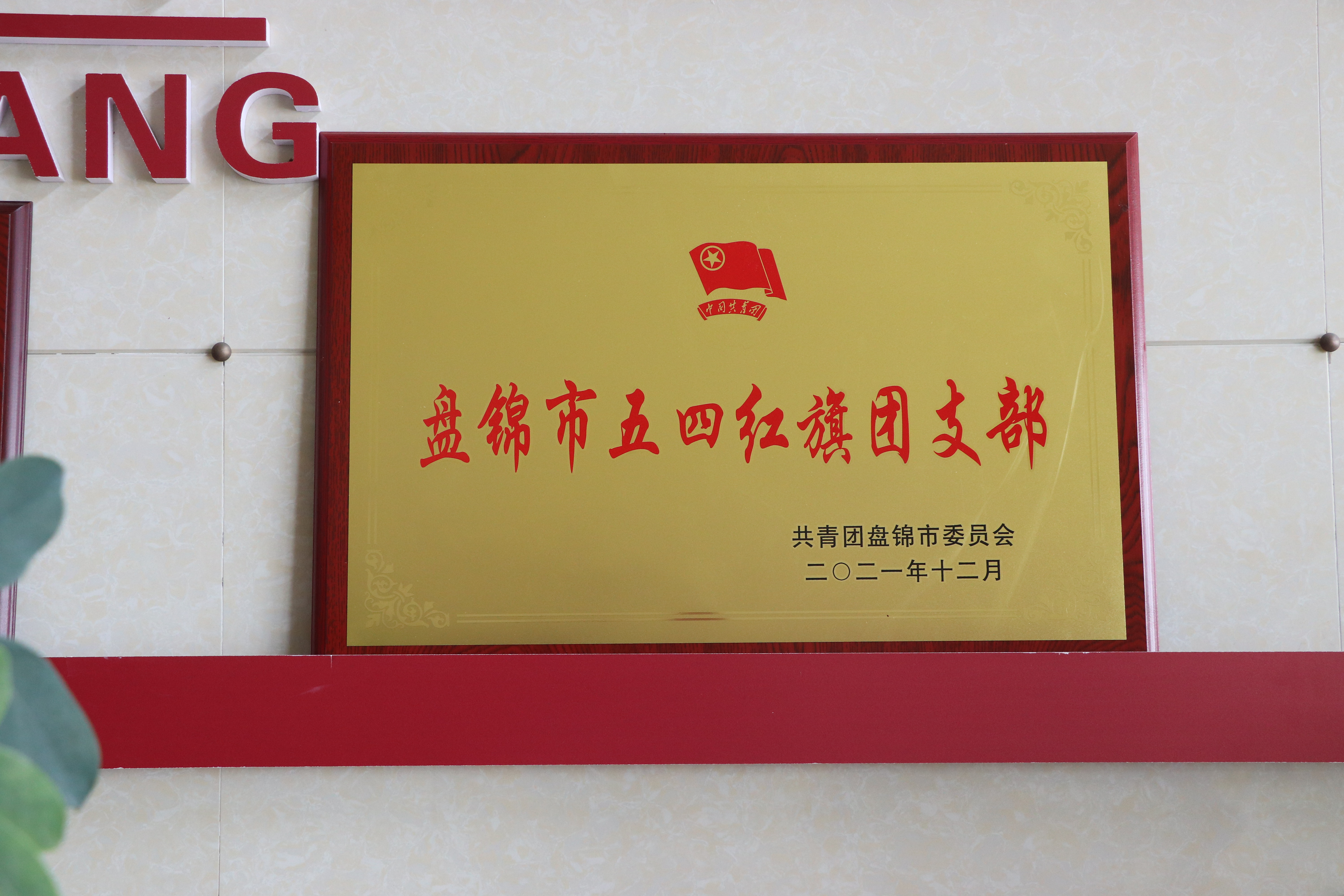 2021年12月獲評(píng)“盤錦市五四紅旗團(tuán)支部”.JPG